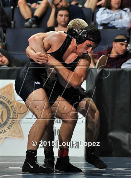 Thumbnail 3 in CIF SS Masters Wrestling Championships (Day 1) photogallery.