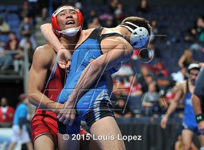 Thumbnail 3 in CIF SS Masters Wrestling Championships (Day 1) photogallery.