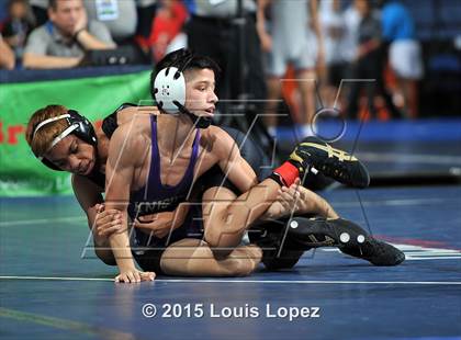 Thumbnail 2 in CIF SS Masters Wrestling Championships (Day 1) photogallery.