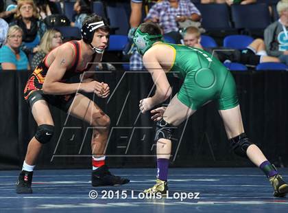 Thumbnail 1 in CIF SS Masters Wrestling Championships (Day 1) photogallery.