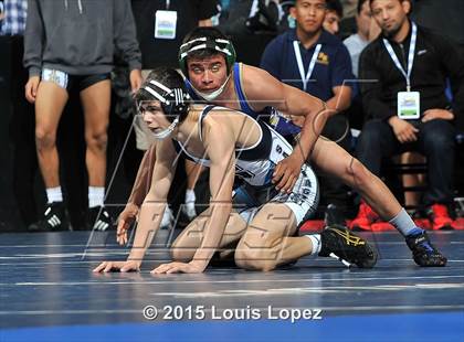 Thumbnail 3 in CIF SS Masters Wrestling Championships (Day 1) photogallery.