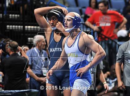 Thumbnail 3 in CIF SS Masters Wrestling Championships (Day 1) photogallery.