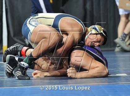 Thumbnail 2 in CIF SS Masters Wrestling Championships (Day 1) photogallery.