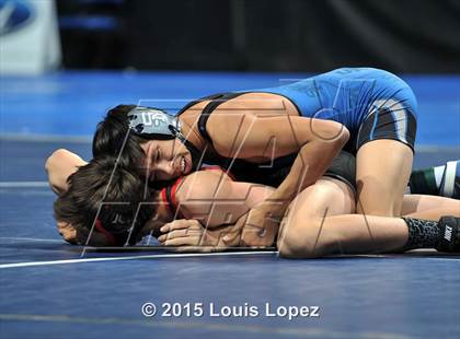 Thumbnail 1 in CIF SS Masters Wrestling Championships (Day 1) photogallery.