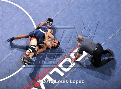 Thumbnail 3 in CIF SS Masters Wrestling Championships (Day 1) photogallery.