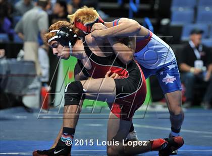 Thumbnail 1 in CIF SS Masters Wrestling Championships (Day 1) photogallery.