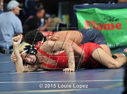 Thumbnail 2 in CIF SS Masters Wrestling Championships (Day 1) photogallery.