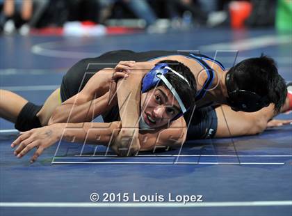 Thumbnail 3 in CIF SS Masters Wrestling Championships (Day 1) photogallery.