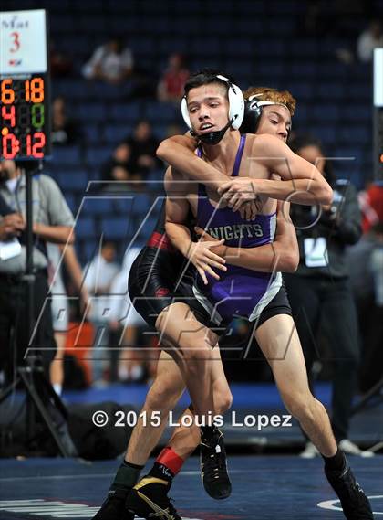 Thumbnail 1 in CIF SS Masters Wrestling Championships (Day 1) photogallery.