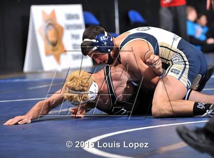 Thumbnail 3 in CIF SS Masters Wrestling Championships (Day 1) photogallery.
