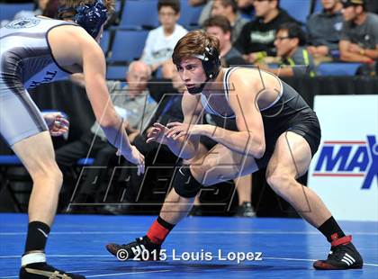 Thumbnail 3 in CIF SS Masters Wrestling Championships (Day 1) photogallery.