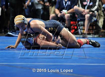 Thumbnail 2 in CIF SS Masters Wrestling Championships (Day 1) photogallery.