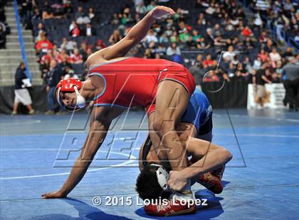 Thumbnail 1 in CIF SS Masters Wrestling Championships (Day 1) photogallery.