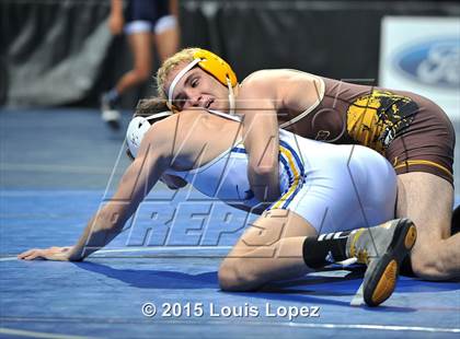 Thumbnail 1 in CIF SS Masters Wrestling Championships (Day 1) photogallery.