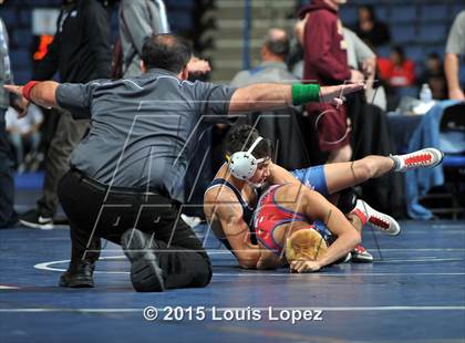 Thumbnail 1 in CIF SS Masters Wrestling Championships (Day 1) photogallery.