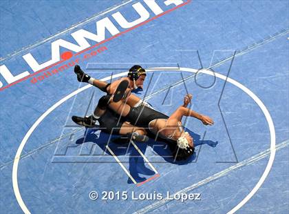 Thumbnail 2 in CIF SS Masters Wrestling Championships (Day 1) photogallery.