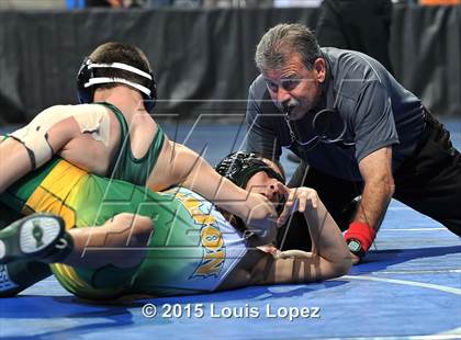 Thumbnail 1 in CIF SS Masters Wrestling Championships (Day 1) photogallery.