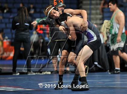 Thumbnail 2 in CIF SS Masters Wrestling Championships (Day 1) photogallery.