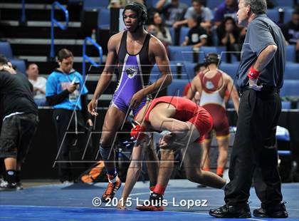 Thumbnail 2 in CIF SS Masters Wrestling Championships (Day 1) photogallery.