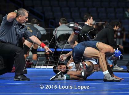 Thumbnail 1 in CIF SS Masters Wrestling Championships (Day 1) photogallery.