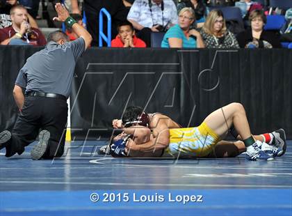 Thumbnail 2 in CIF SS Masters Wrestling Championships (Day 1) photogallery.