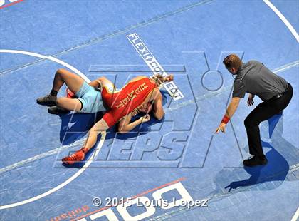 Thumbnail 1 in CIF SS Masters Wrestling Championships (Day 1) photogallery.