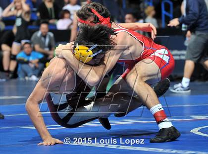 Thumbnail 3 in CIF SS Masters Wrestling Championships (Day 1) photogallery.