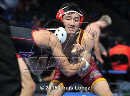 Thumbnail 1 in CIF SS Masters Wrestling Championships (Day 1) photogallery.