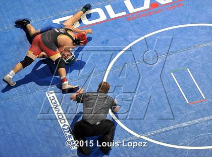 Thumbnail 3 in CIF SS Masters Wrestling Championships (Day 1) photogallery.