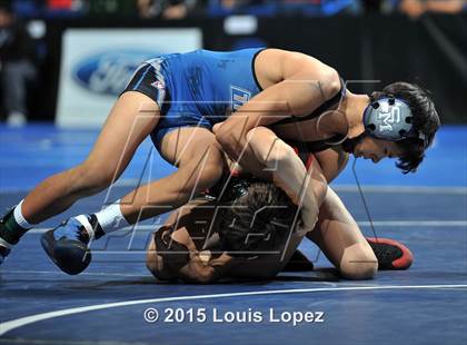 Thumbnail 3 in CIF SS Masters Wrestling Championships (Day 1) photogallery.