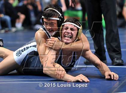 Thumbnail 3 in CIF SS Masters Wrestling Championships (Day 1) photogallery.