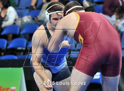 Thumbnail 2 in CIF SS Masters Wrestling Championships (Day 1) photogallery.