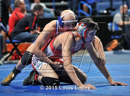 Thumbnail 1 in CIF SS Masters Wrestling Championships (Day 1) photogallery.