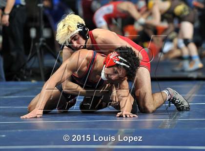 Thumbnail 1 in CIF SS Masters Wrestling Championships (Day 1) photogallery.