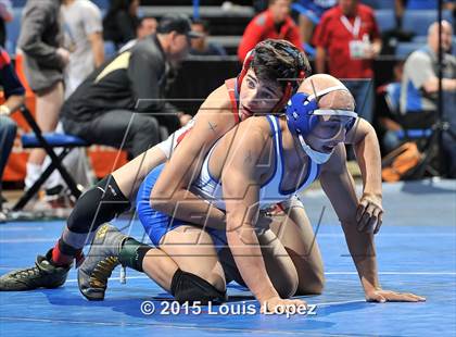 Thumbnail 1 in CIF SS Masters Wrestling Championships (Day 1) photogallery.