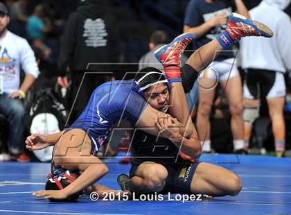 Thumbnail 2 in CIF SS Masters Wrestling Championships (Day 1) photogallery.