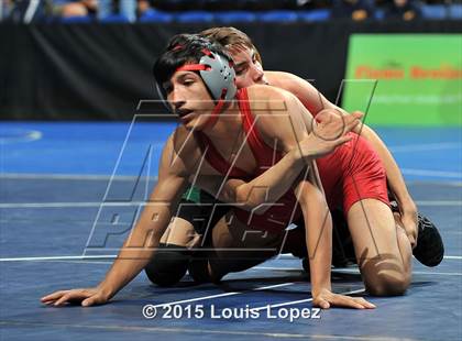 Thumbnail 3 in CIF SS Masters Wrestling Championships (Day 1) photogallery.