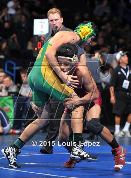Thumbnail 3 in CIF SS Masters Wrestling Championships (Day 1) photogallery.