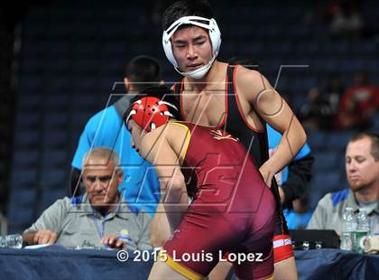 Thumbnail 2 in CIF SS Masters Wrestling Championships (Day 1) photogallery.
