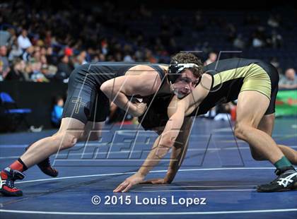 Thumbnail 1 in CIF SS Masters Wrestling Championships (Day 1) photogallery.