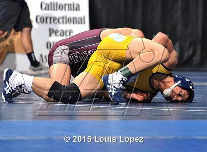 Thumbnail 2 in CIF SS Masters Wrestling Championships (Day 1) photogallery.