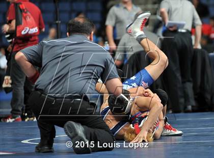 Thumbnail 3 in CIF SS Masters Wrestling Championships (Day 1) photogallery.