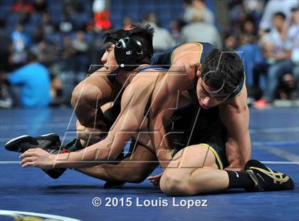 Thumbnail 3 in CIF SS Masters Wrestling Championships (Day 1) photogallery.