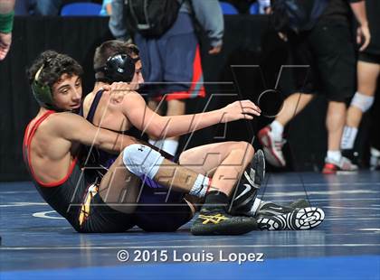 Thumbnail 2 in CIF SS Masters Wrestling Championships (Day 1) photogallery.