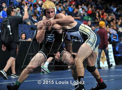 Thumbnail 1 in CIF SS Masters Wrestling Championships (Day 1) photogallery.