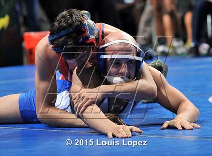 Thumbnail 1 in CIF SS Masters Wrestling Championships (Day 1) photogallery.