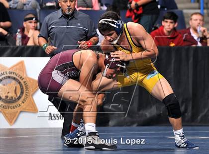 Thumbnail 1 in CIF SS Masters Wrestling Championships (Day 1) photogallery.