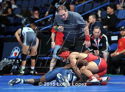 Thumbnail 3 in CIF SS Masters Wrestling Championships (Day 1) photogallery.