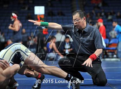Thumbnail 1 in CIF SS Masters Wrestling Championships (Day 1) photogallery.