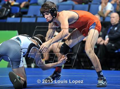 Thumbnail 2 in CIF SS Masters Wrestling Championships (Day 1) photogallery.